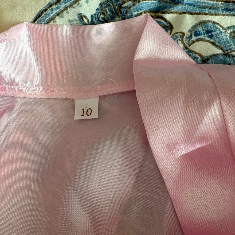 Pink Birthday Squad Kids Robe - Picture 6 of 10